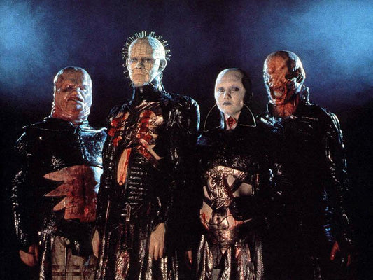 Hellraiser Group Photo Signed by Doug Bradley, Barbie Wilde, Simon Bamford, Nicholas Vince